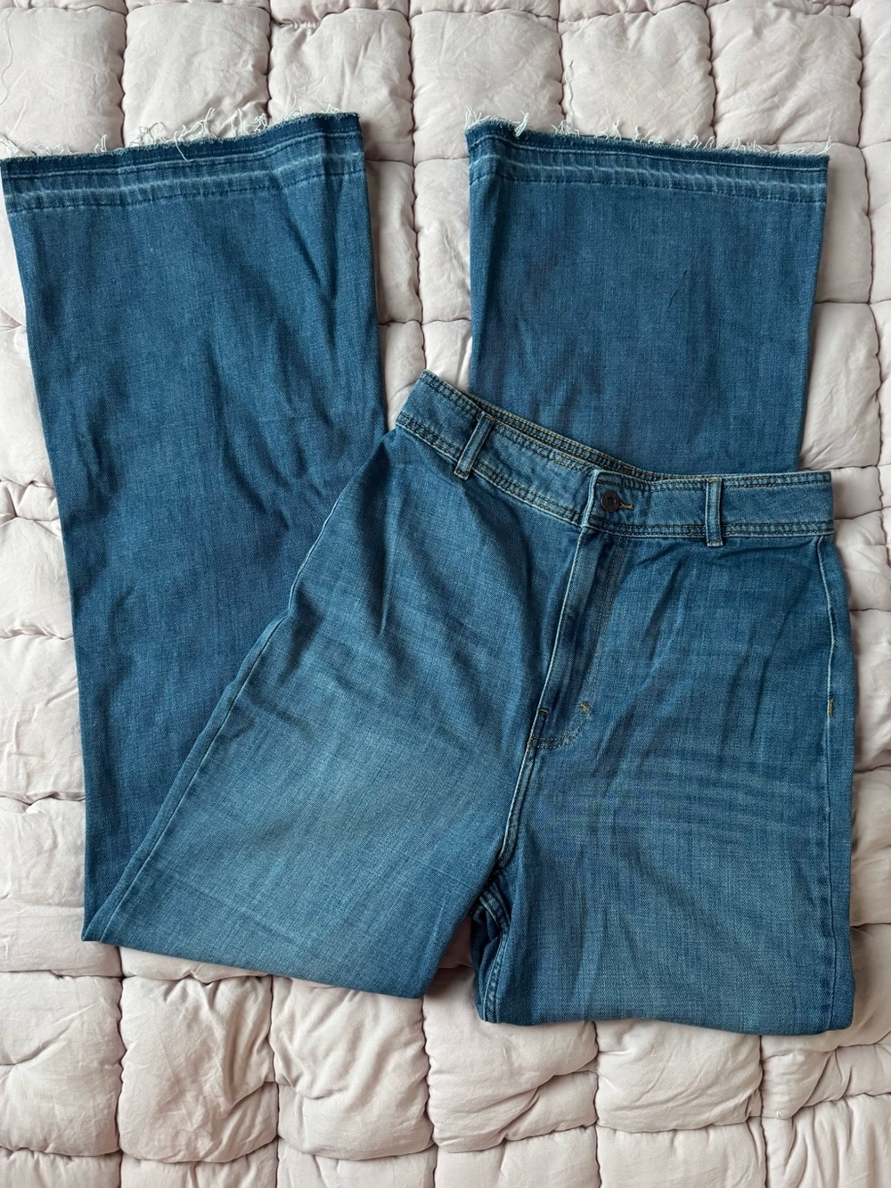 We The Free Free People Women's Flare Jeans in Medium Blue size 29